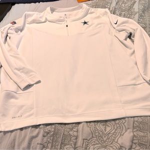 Dallas Cowboys Dri Fit long sleeve White 3XL- used once